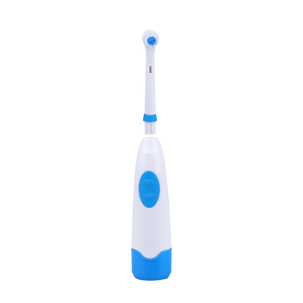 KHET003-F Superior Clean Electric Battery Toothbrush With Replaceable Brush Head IPX4 Waterproof For Adult