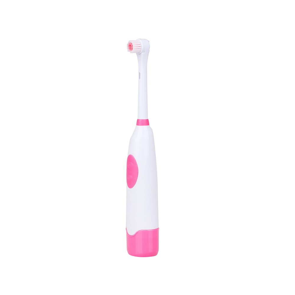 KHET003-F Superior Clean Electric Battery Toothbrush With Replaceable Brush Head IPX4 Waterproof For Adult