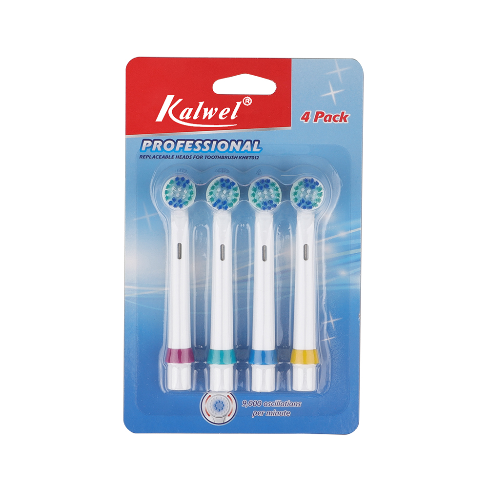 KHET003-S Professional Replacement Toothbrush Round Head Superior Clean Soft Dupont Bristle For Adult