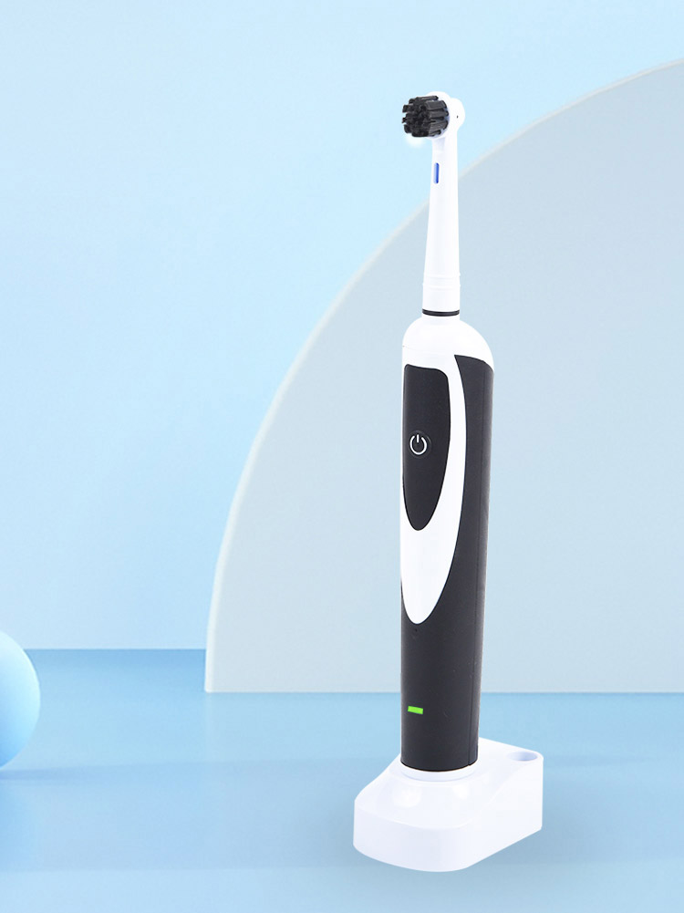 KHET017 Oral-B Compatible Rechargeable Toothbrush With Three Working Modes And 2mins Build In Timer IPX7 Waterproof Spinbrush