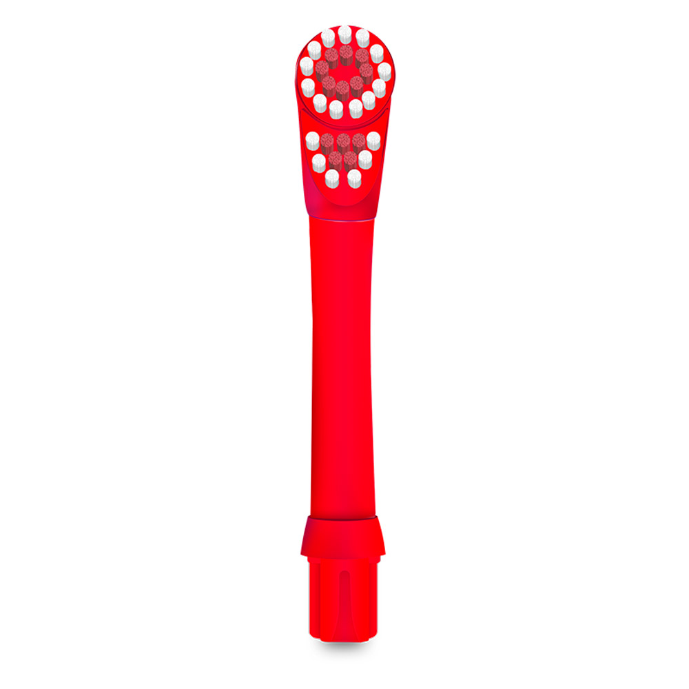 KHET007-S Replacement Toothbrush Double Head Precision Clean Soft Dupont Bristle For Kids