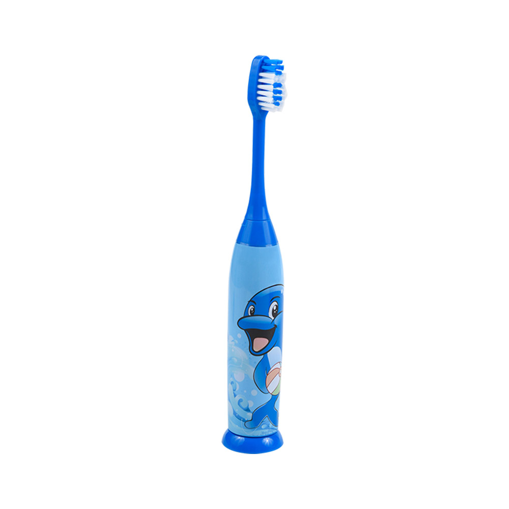 KHET011-C Kids Sonic Electric Toothbrush With One Refill Soft Bristle Brush Head IPX5 Waterproof(Handle Sleeve May Vary)