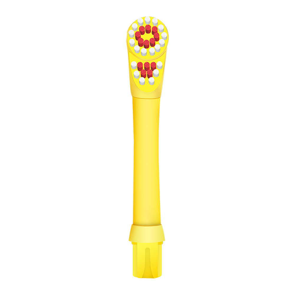 KHET007-S Replacement Toothbrush Double Head Precision Clean Soft Dupont Bristle For Kids