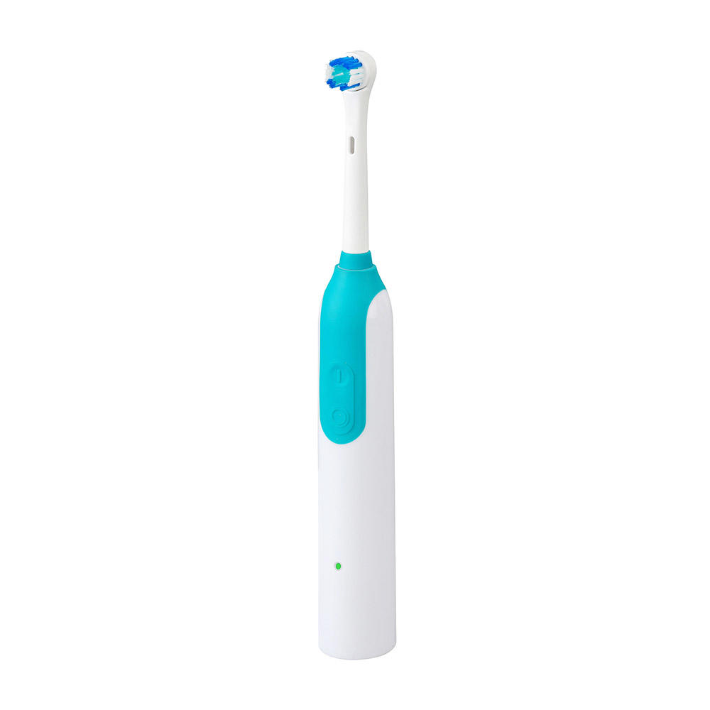 KHET008 Rechargeable Powered Toothbrush With Two Spare Heads IPX7 Waterproof Spinbrush