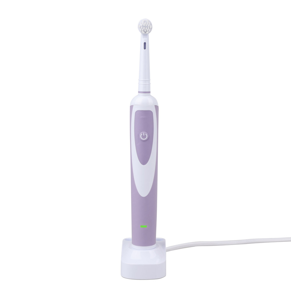 KHET017 Oral-B Compatible Rechargeable Toothbrush With Three Working Modes And 2mins Build In Timer IPX7 Waterproof Spinbrush